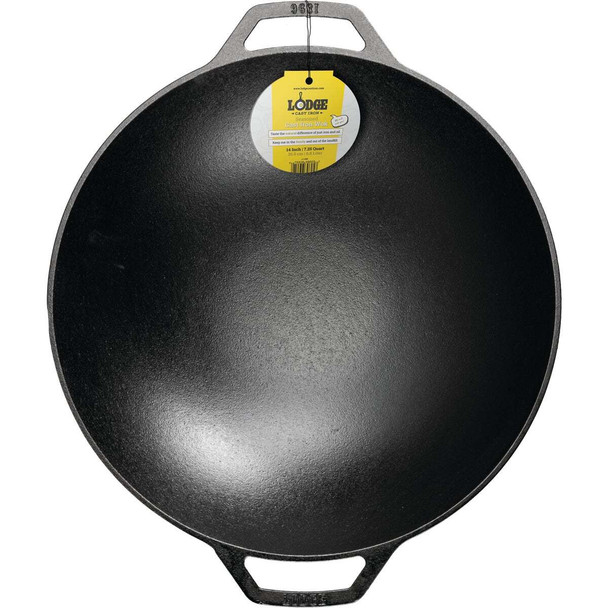 Lodge 14 In. Cast Iron Wok L14W
