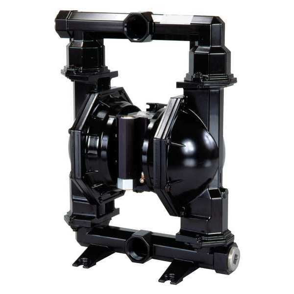 Aro Double Diaphragm Pump, Aluminum, Air Operated, PTFE, 172 GPM PD20A-AAP-STT-B