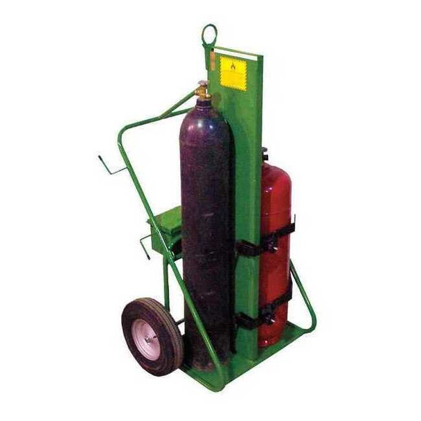 Saftcart Welding Cylinder Truck,2 Cyl,780 lb. 552-16FW