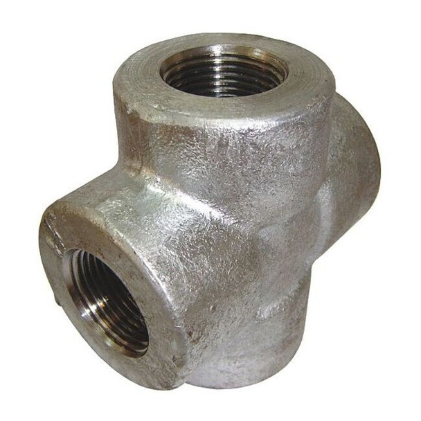 Manufacturer Varies Cross, Forged Steel, 1 in Pipe Size,FNPT 4TJJ3