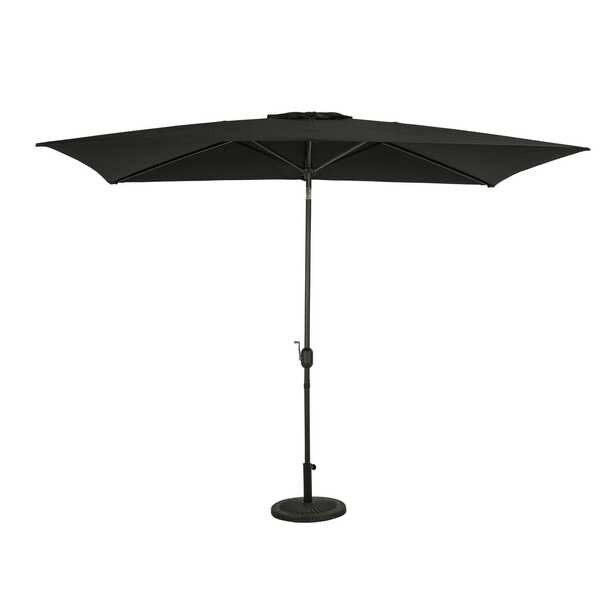Island Umbrella Rectangle Umbrella Black NU6858
