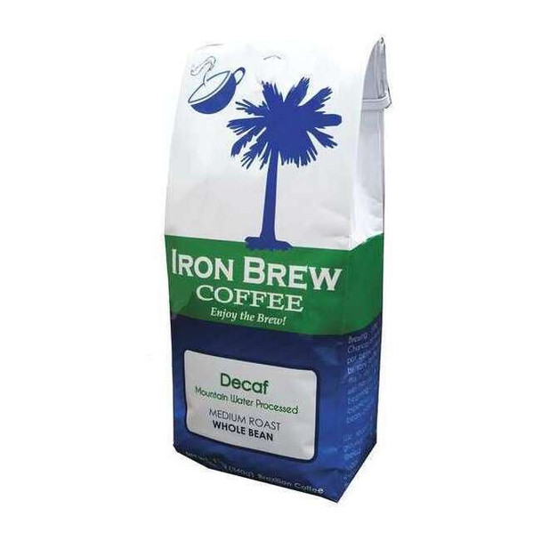Iron Brew Coffee,0.12 oz. Net Weight,Whole Bean B-12DCFWB
