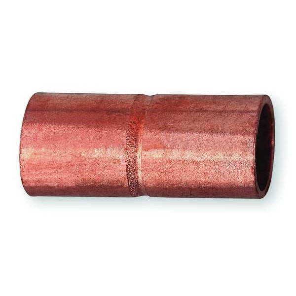 Nibco 1/4" NOM C Copper Rolled Tube Stop Coupling U600RS 1/4
