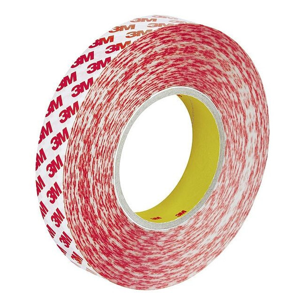 Film Tape, 1 in W, 54 3/4 yd L, 8 mil, Polyester Film, Double-Sided, 10 PK