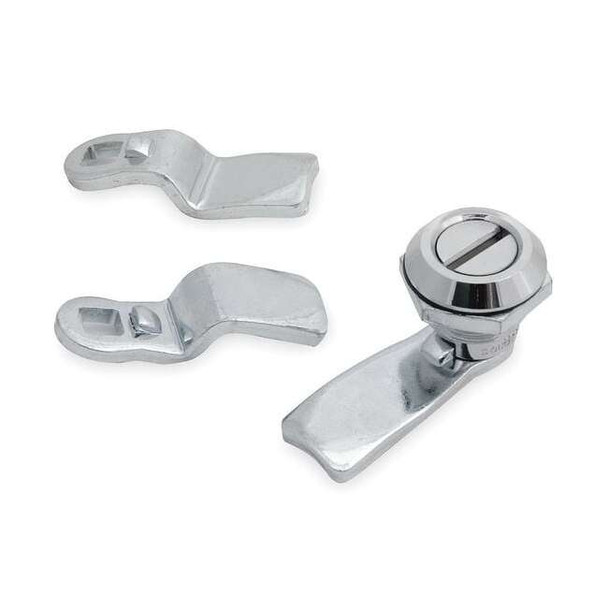 Manufacturer Varies Cam Latch,Nonlocking,Chrome,Slotted Head 1XPF5