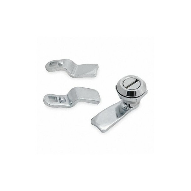 Manufacturer Varies Cam Latch, Nonlocking, Chrome, Slotted Head 1XPF5