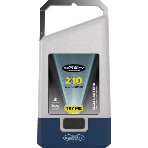 Police Security Wht Slim Led Lantern 98776