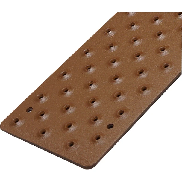 Handi Treads 3.75 In. W. x 30 In. L. Brown Non-Slip Aluminum Tread NST633730BRT