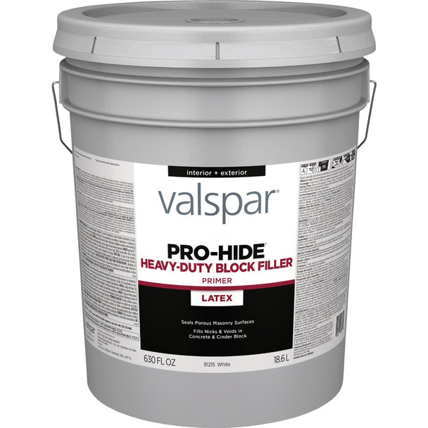 Valspar Pro Hide 5 Gal. Heavy Duty Block Filler Primer 028.0091215.008