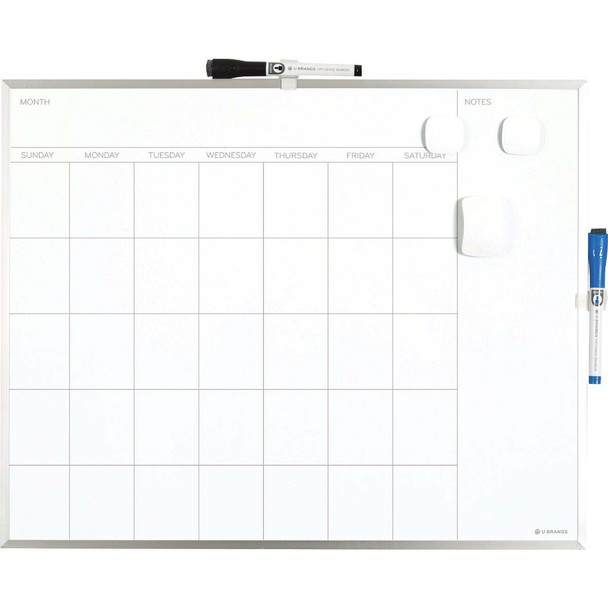 U Brands 16 In. x 20 In. Magnetic Calendar Dry-Erase Board 735U00-03
