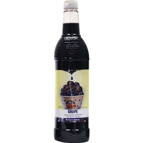 Gold Medal Grape Sno-Kone RTU Syrup, 25 Oz. 1424