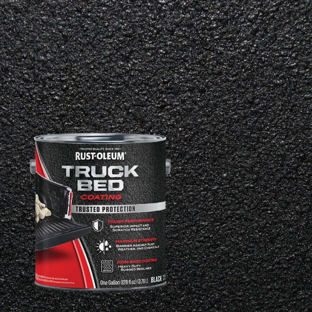 Rust-Oleum Automotive Truck Bed Coating, Gallon, Black 342669