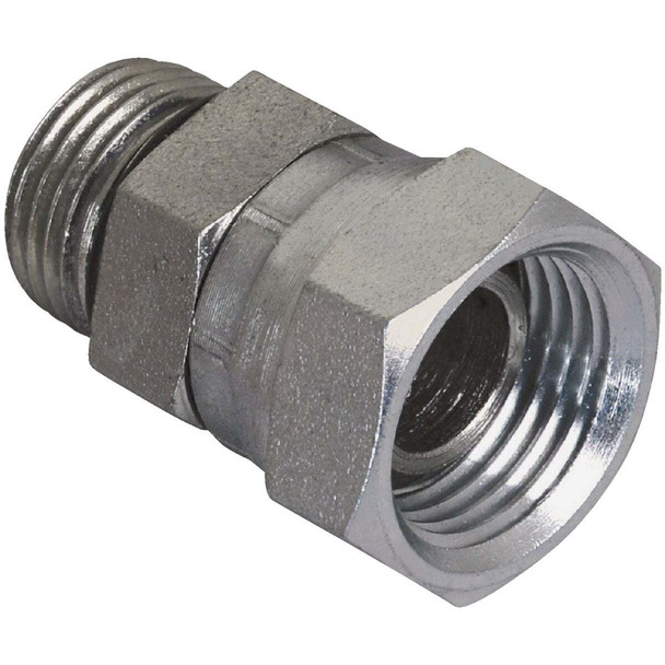 Apache 1/2 In. Male O-Ring x 1/2 In. Female Pipe Swivel Hydraulic Hose Adapter
