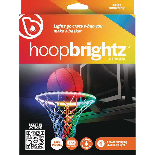 Brightz Hoopbrightz Color Morphing LED Basketball Rim Light Kit A2250