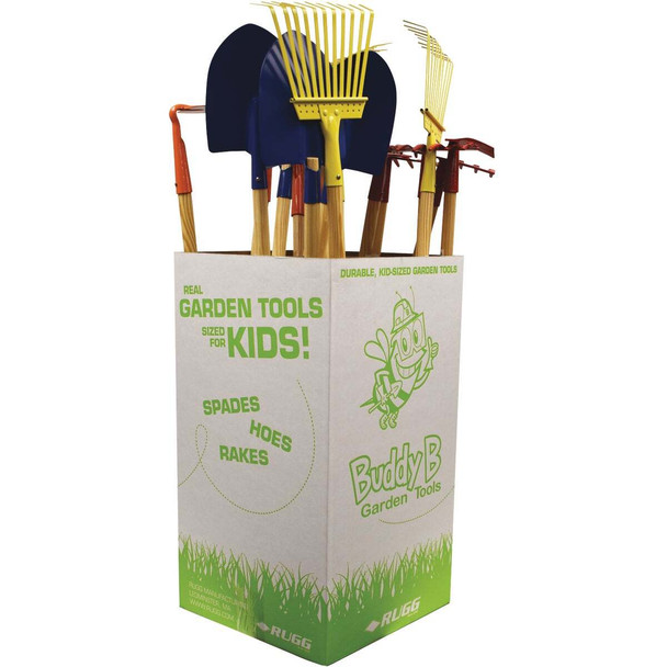 Buddy B 24 Piece Kids Garden Tool Display CD1