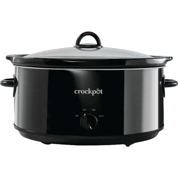 Crock-Pot 8 Qt. Black Manual Slow Cooker 2133113