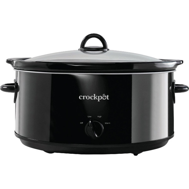 Crock-Pot 8 Qt. Black Manual Slow Cooker 2133113