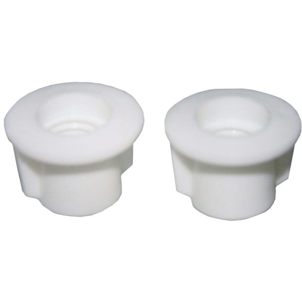 Lasco 7/16" White Plastic Toilet Seat Bolt, Includes Nuts and Washers 14-1065