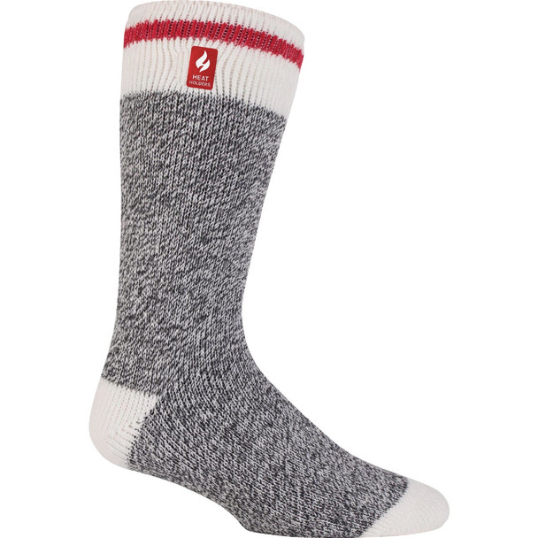 Heat Holders Jeffrey Men's 7 to 12 Black Crew Sock MH1015BLK