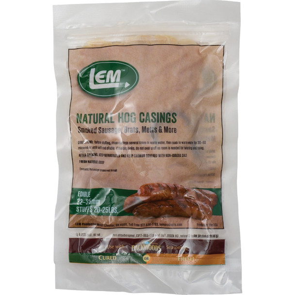 LEM 8 Oz. Natural Hog Casings 141 LEM 8 Oz. Natural Hog Casings 141