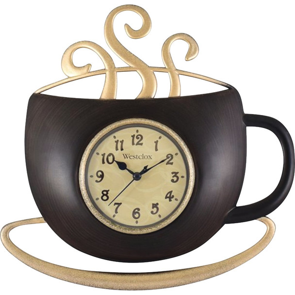 Westclox 12.5 In. Coffee Cup Wall Clock 32231