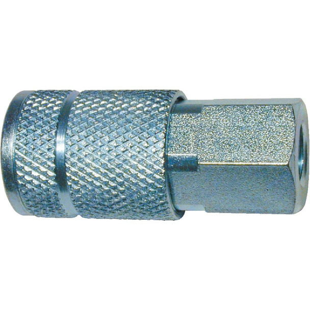 Tru-Flate Series Push-to-Connect 3/8 In. FNPT Coupler 13-613