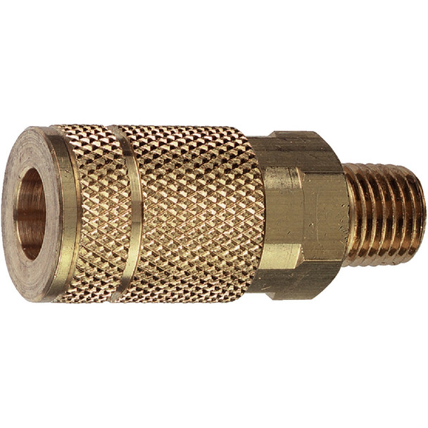 Tru-Flate Series Push-to-Connect 1/4 In. MNPT Coupler 13-125