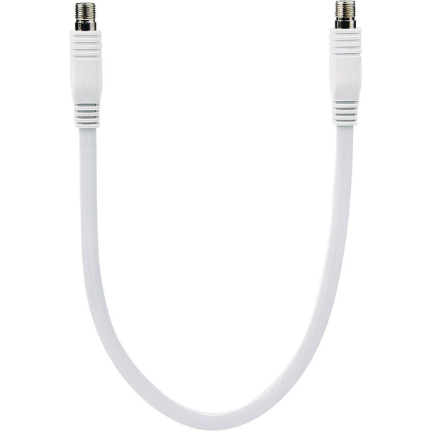 RCA 18 In. White Flat Coax Extension Cable VHFC015E