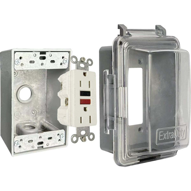 Southwire 1g 14n1 Wiu Gfci Cover 1GIUPK-JJ-UPC