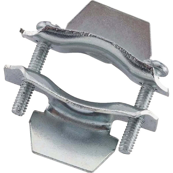Halex 1/2 In. Galvanized Steel 2-Piece Clamp Connector (5-Pack) 26510