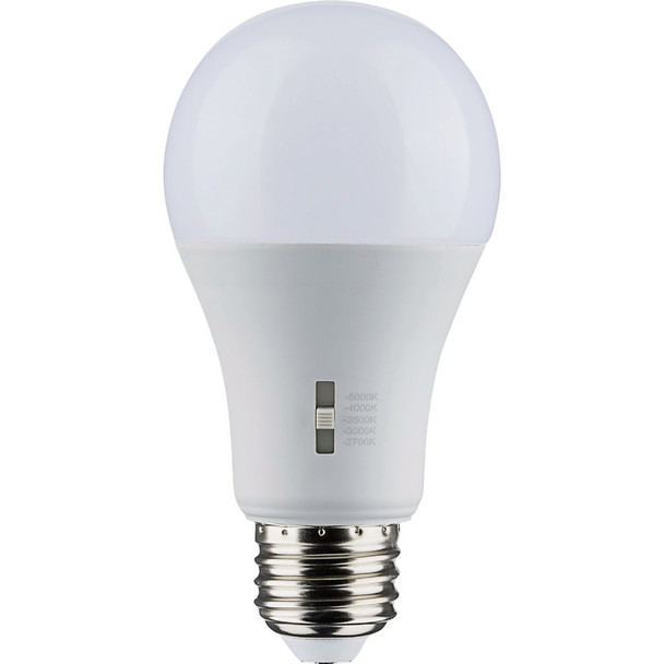 Satco 100W Equivalent 5CCT-Selectable A19 Dimmable Traditional LED Light Bulb