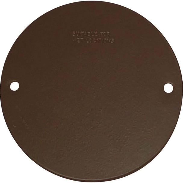 Southwire Round Weatherproof Bronze Blank Cover WRCBB-UPC