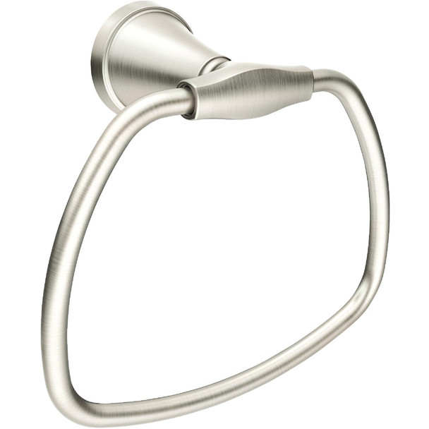 Moen Tiffin Towel Ring, Brushed Nickel  MY4886BN