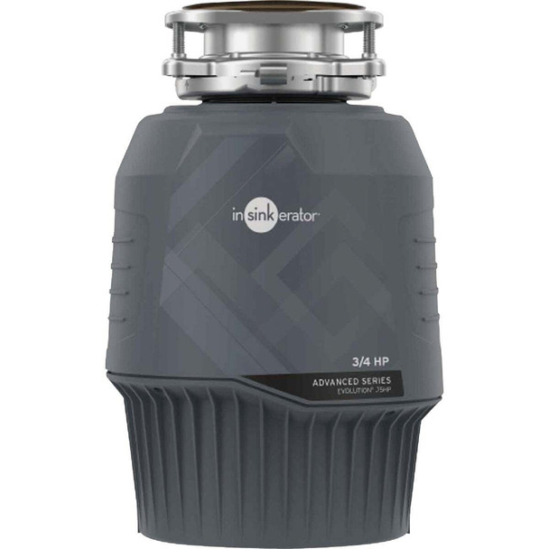 Insinkerator Evolution 3/4 HP Garbage Disposer, 9 Year Warranty Evolution 3/4 HP