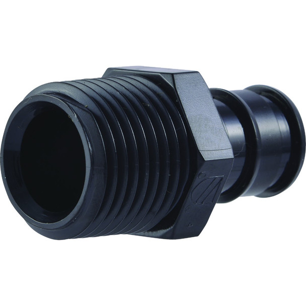 SharkBite 1/2 In. PEX-A x 1/2 In. MNPT Poly Adapter (5-Pack) UA120A5