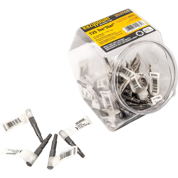 Eazypower Tee Star, T25, 2 In. Hex Power Top (50-Pack) 002235