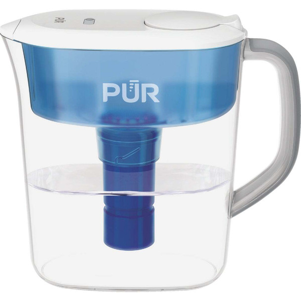 PUR PLUS 11 Cup Water Filter Pitcher, White PPT111WAV5