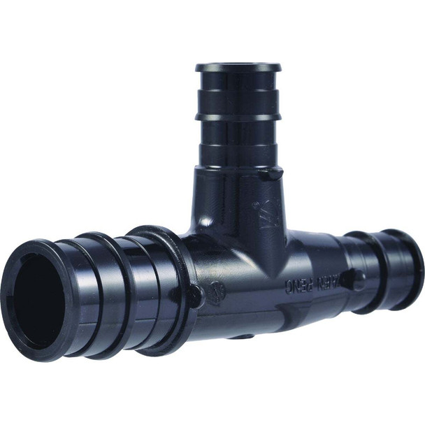 SharkBite 3/4 In. x 1/2 In. x 1/2 In. Poly Reducing PEX-A Tee (5-Pack) UA454A5