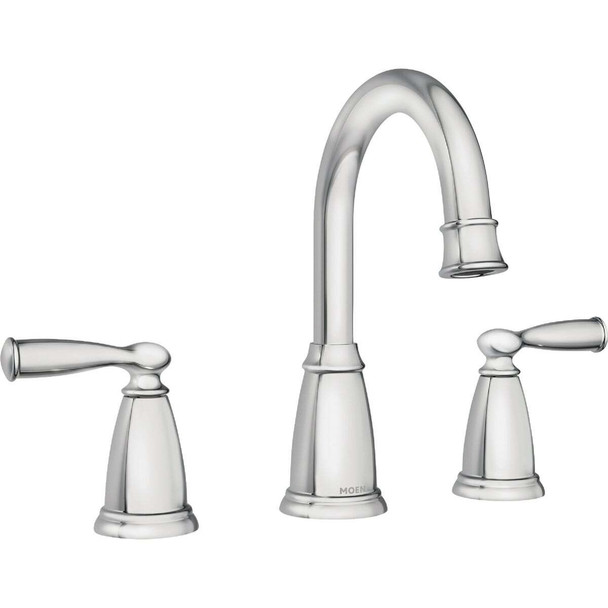 Moen Banbury 2-Handle Lever Widespread Bathroom Faucet, Chrome 84947