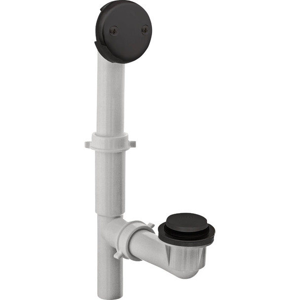 Danco Touch-Toe Tub Drain Kit with Matte Black Trim 9D00012099