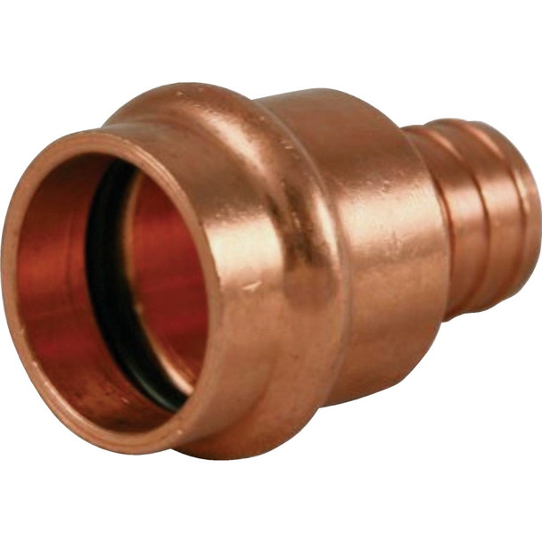 NIBCO 1/2 In. Press x 1/2 In. Pex Copper Adapter 9035000PCU