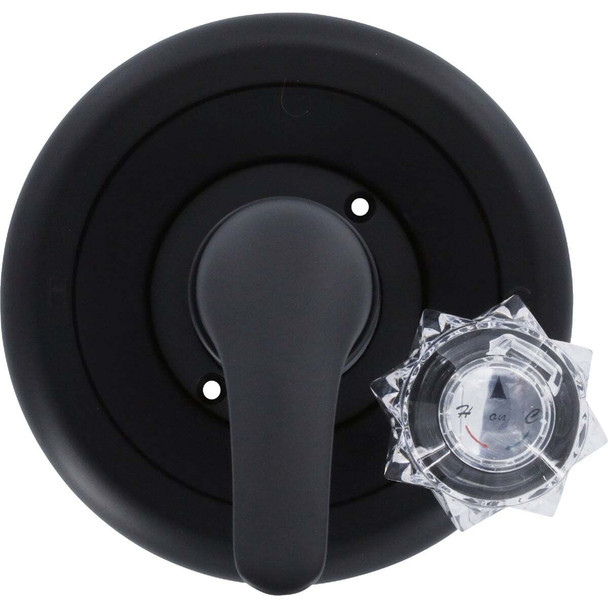 Danco Delta Lever and Knob Tub & Shower Trim Kit, Matte Black 9D00011084