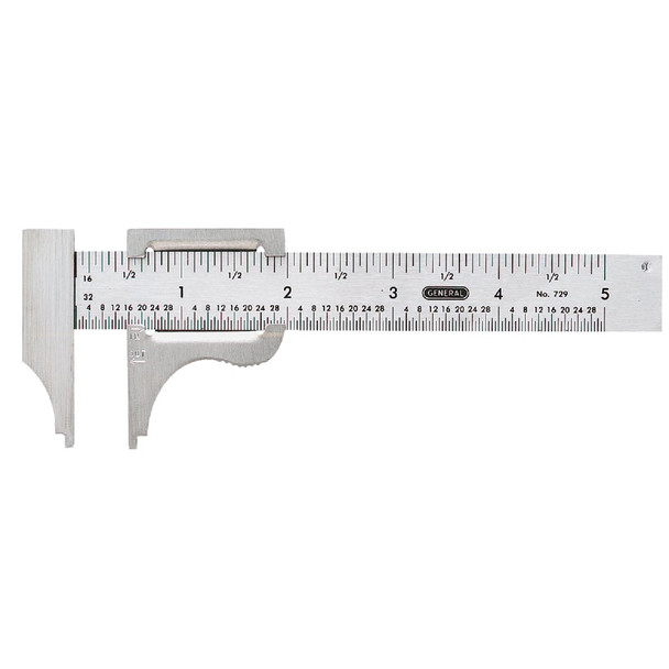 General Tools 5 In. Pocket Caliper 729