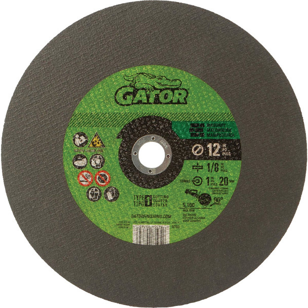 Gator Blade 12 In. x 1/8 In. x 1 In. Masonry Cut-Off Wheel 9765