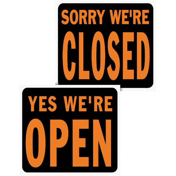 Hy-Ko 15x19 Open/Closed Sign SP-113 Pack of 5