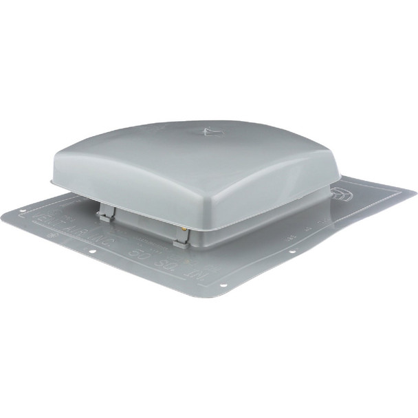 NorWesco 50 Sq. In. UV Resistant Polyethylene Roof Vent, Wood Gray 559452