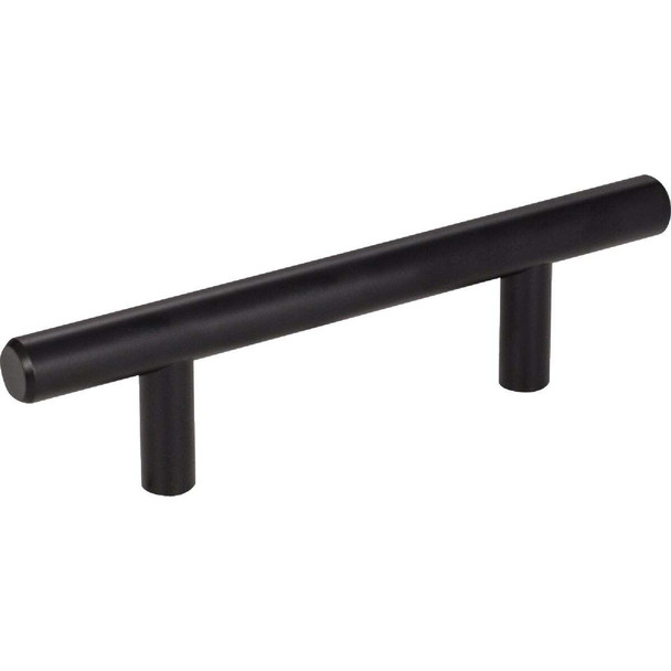 Elements Naples 3 In. Center-to-Center Matte Black Cabinet Bar Pull 136MB