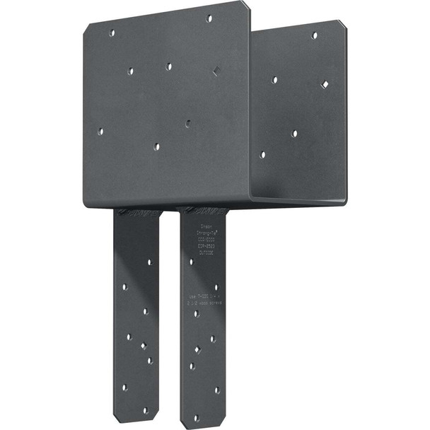 ECCQ End Column Cap for 6x Beam, 6x Post, with Strong-Drive SDS Screws