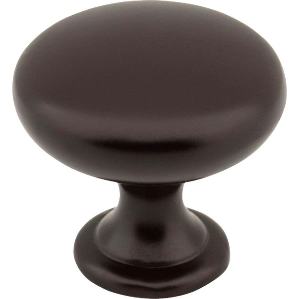 Elements Madison 1-3/16 In. Diameter Oil Rubbed Bronze Mushroom Knob 3910-ORB