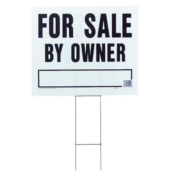 Hy-Ko  Corrugated Plastic Sign, For Sale By Owner LFS-1